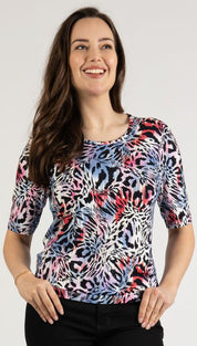 T-shirt o-hals k/m