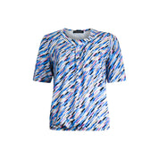 Blouson elastic o-neck s/s