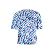Blouson elastic o-neck s/s
