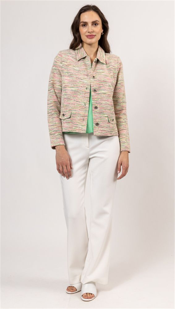 T-shirt blouson boothals 3/4 sl