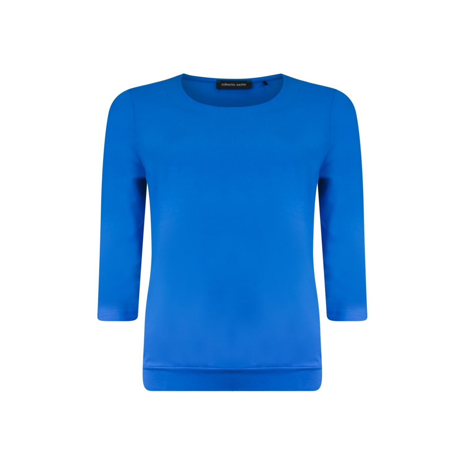 T-shirt blouson boothals 3/4 sl