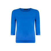 T-shirt blouson boothals 3/4 sl