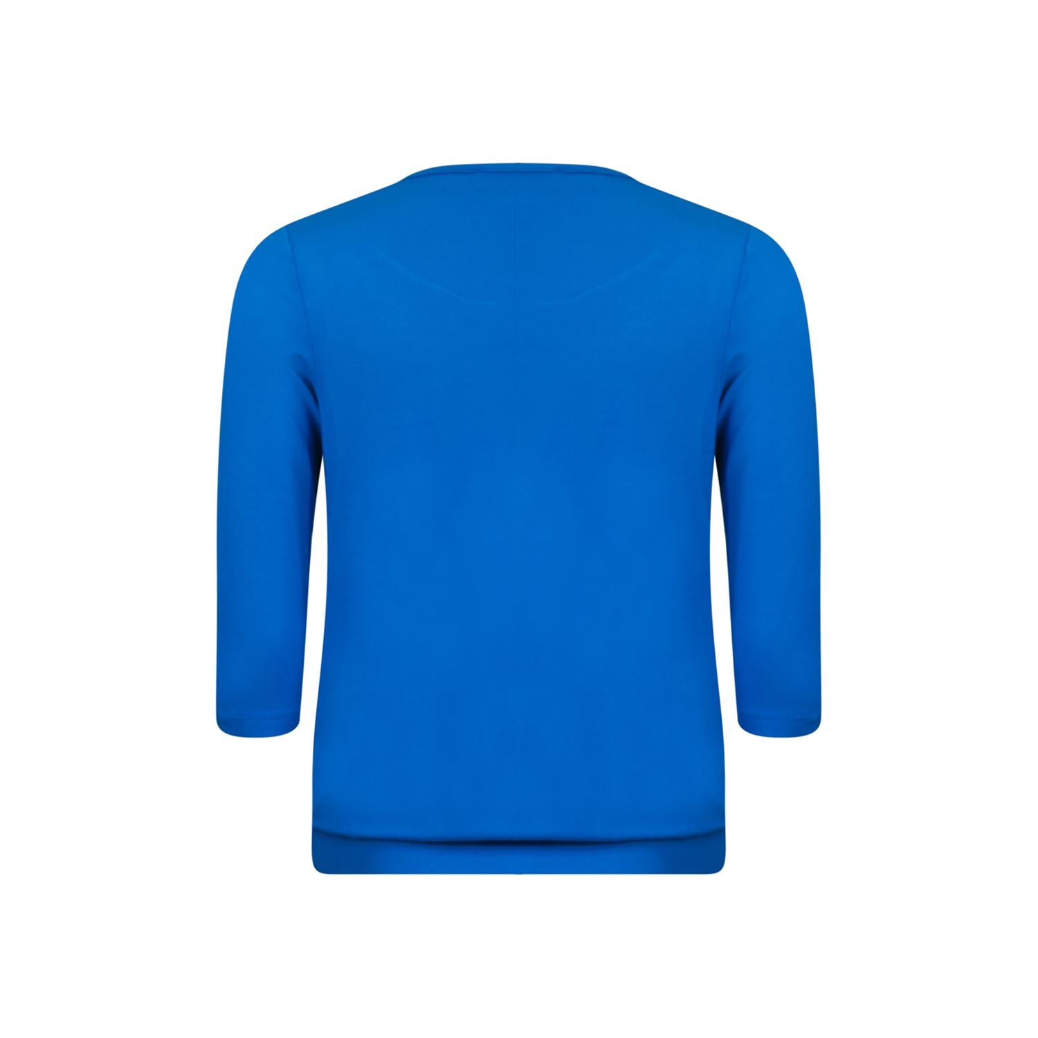T-shirt blouson boothals 3/4 sl