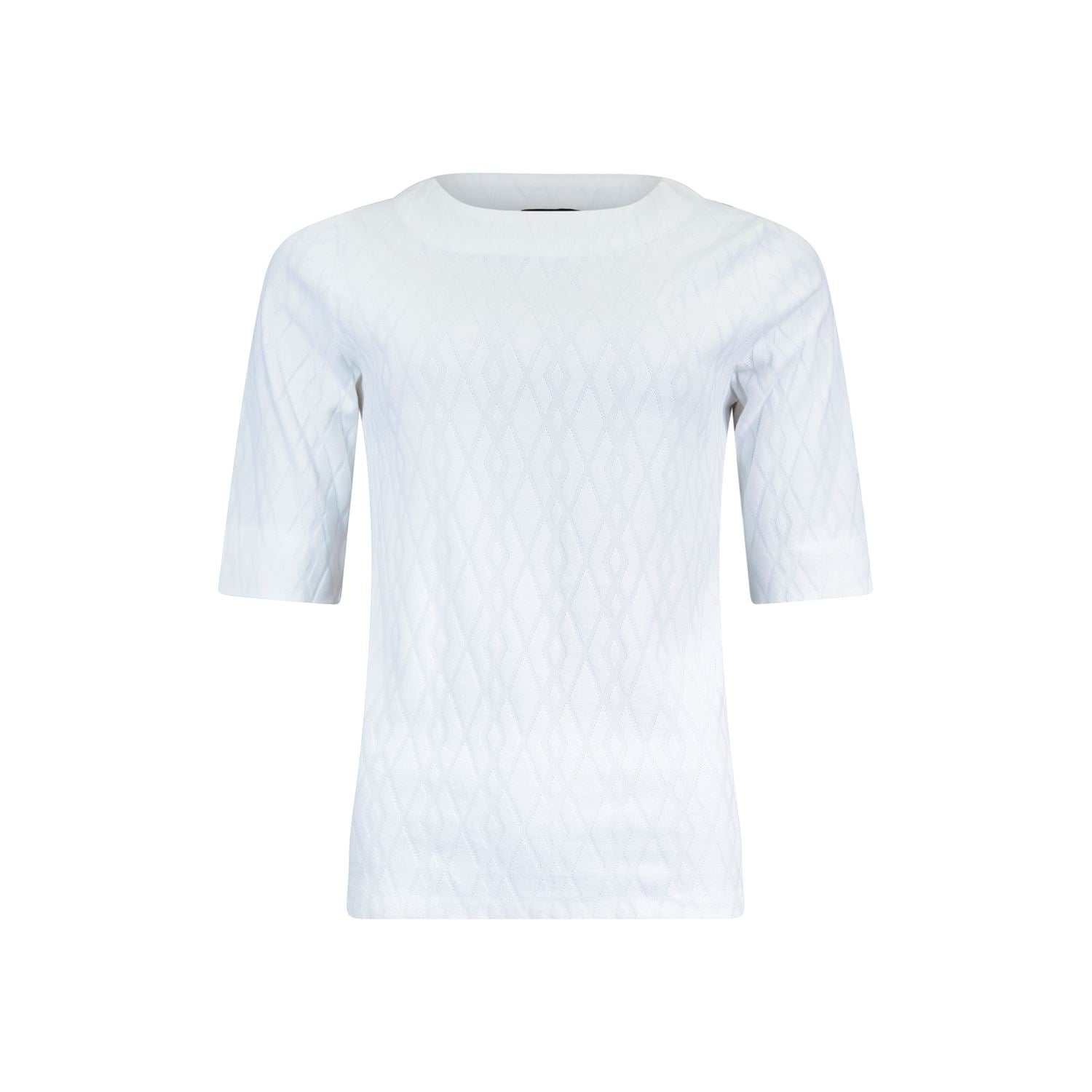 T-shirt rib boatneck long s/s