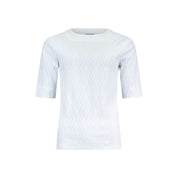 T-shirt rib boatneck long s/s