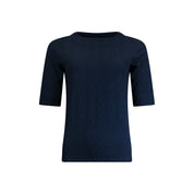 T-shirt rib boatneck long s/s