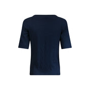 T-shirt rib boatneck long s/s