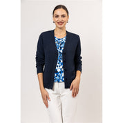 Blouson elastic o-neck s/s