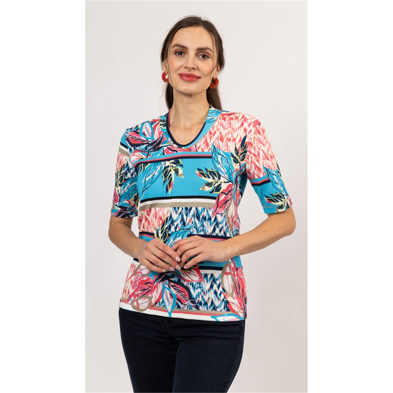 T-shirt ronde hals k/m