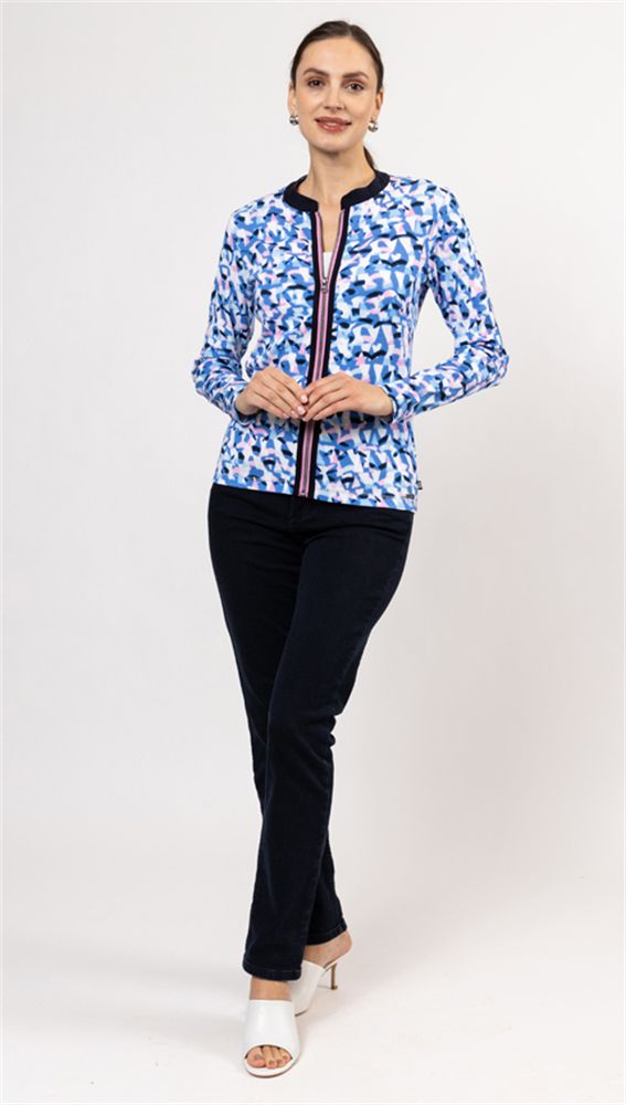 T-shirt cardigan l/s