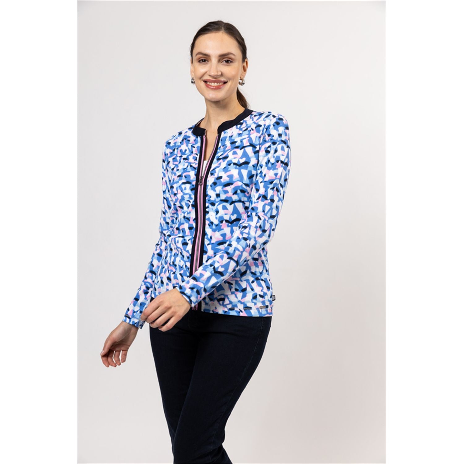 T-shirt cardigan l/s