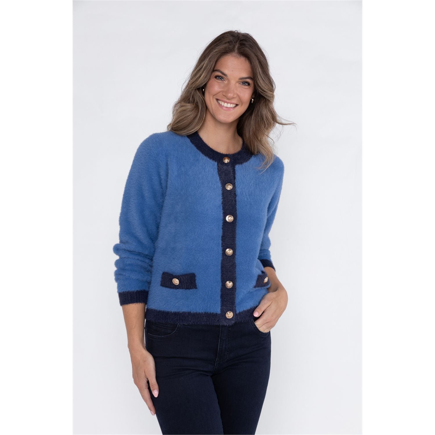 Vest ronde hals