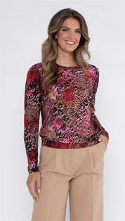 T-shirt ballet hals