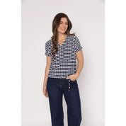 Blouson v-hals