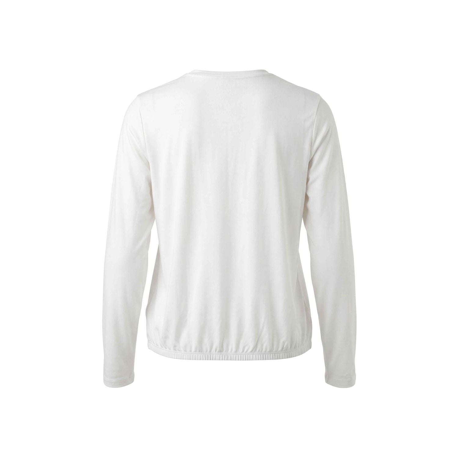 Blouson ronde hals geplooid