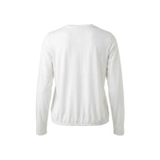 Blouson ronde hals geplooid