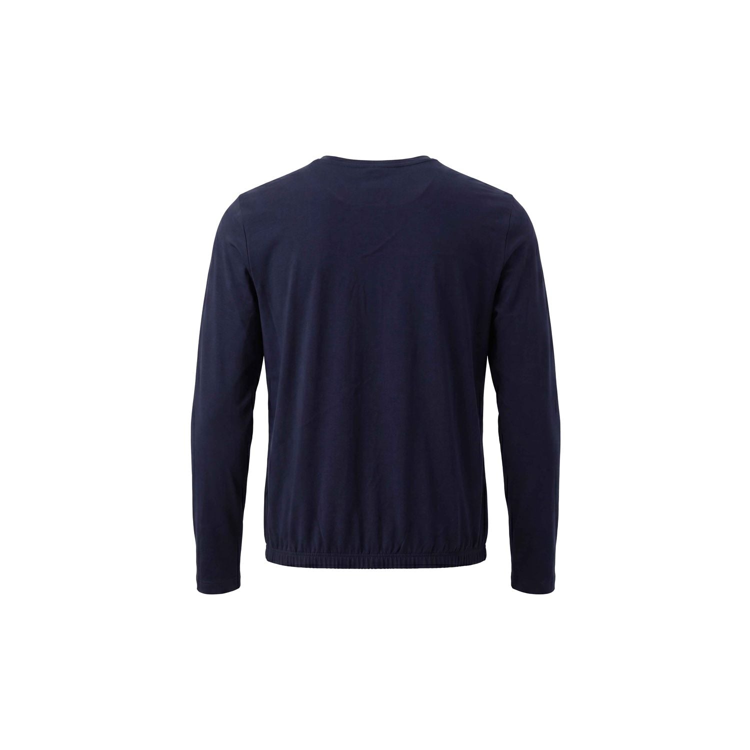 Blouson ronde hals geplooid