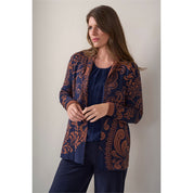 Blouson ronde hals geplooid