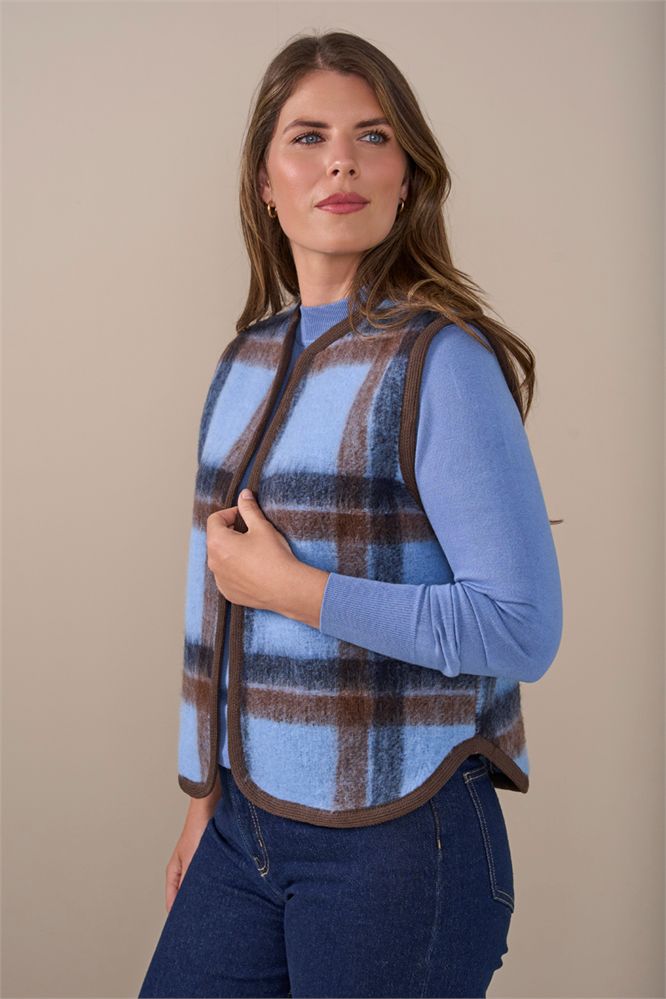 Gilet ronde hals