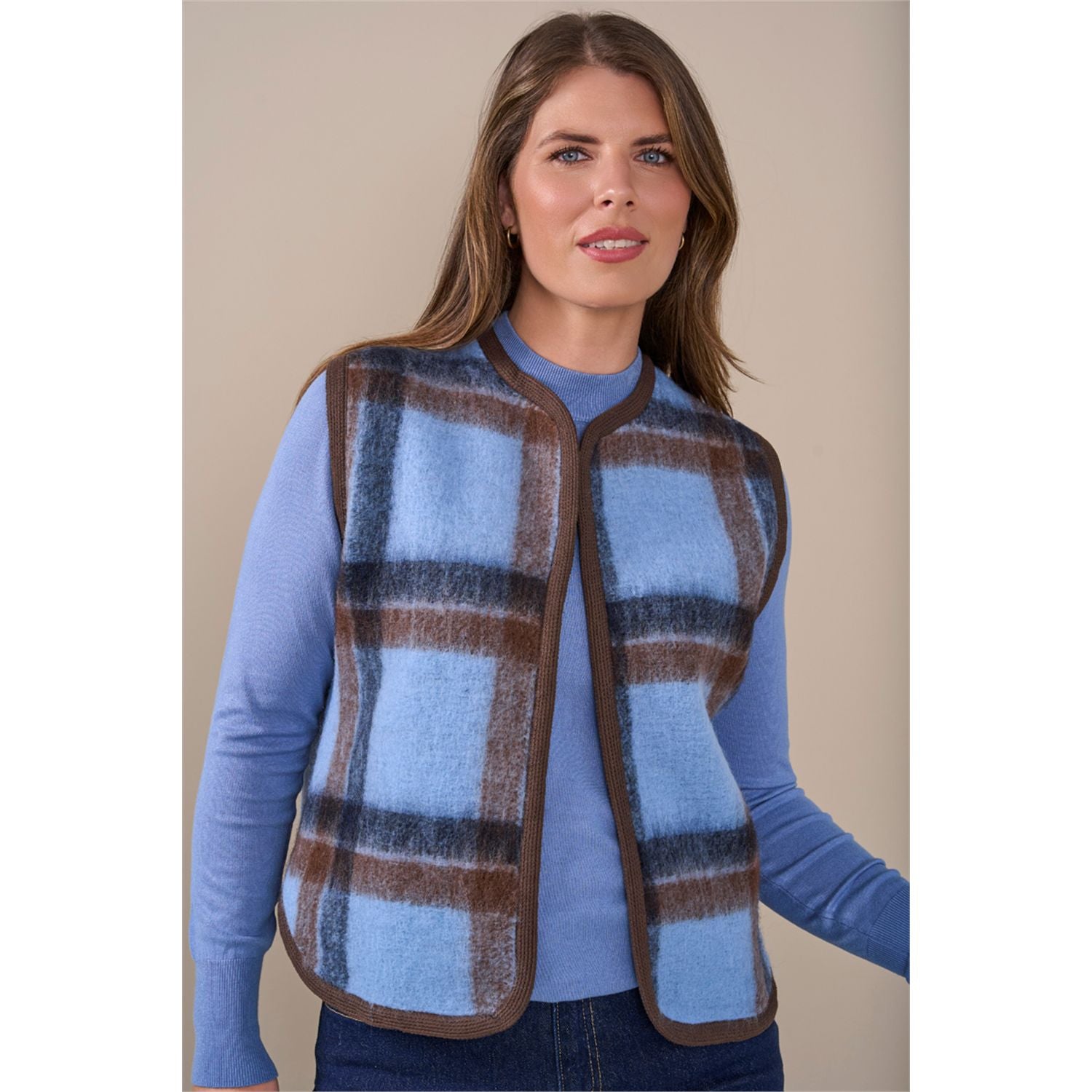 Gilet ronde hals