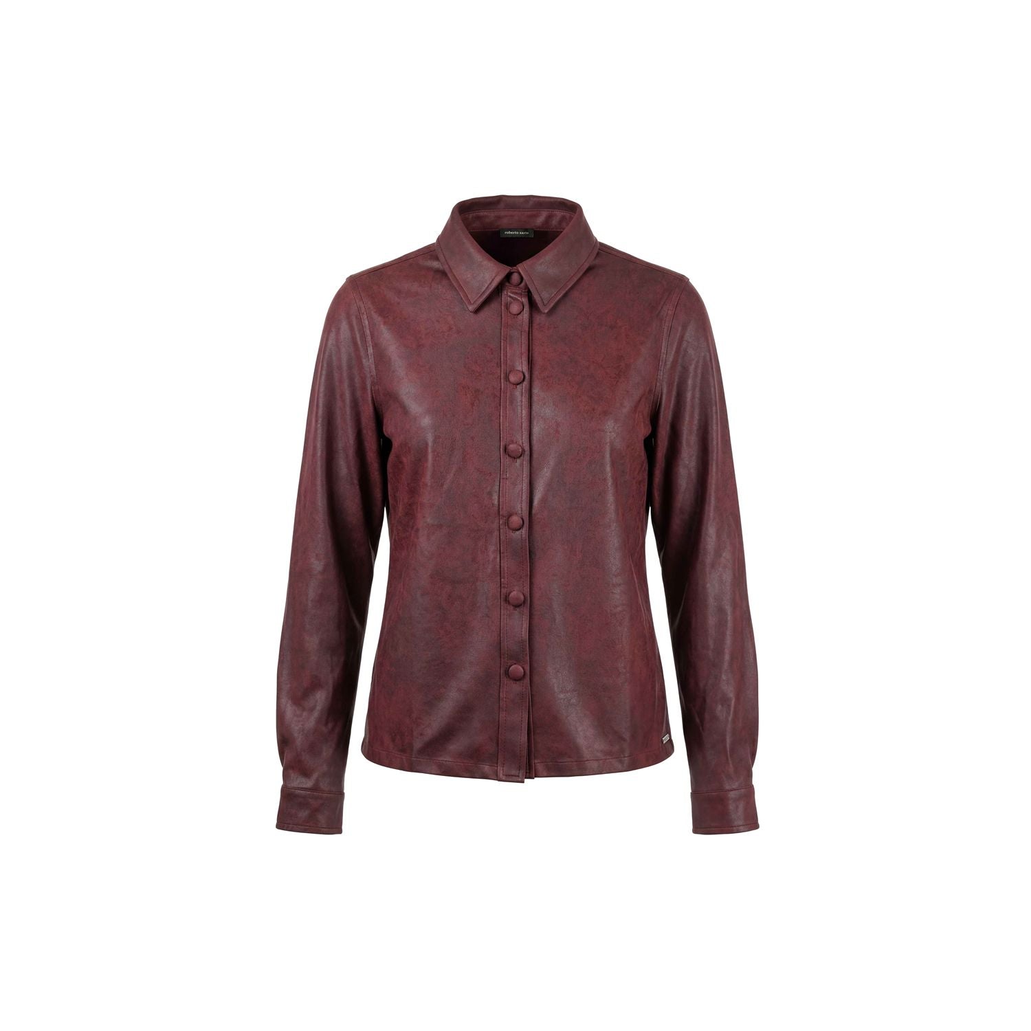 Blouse fake leather