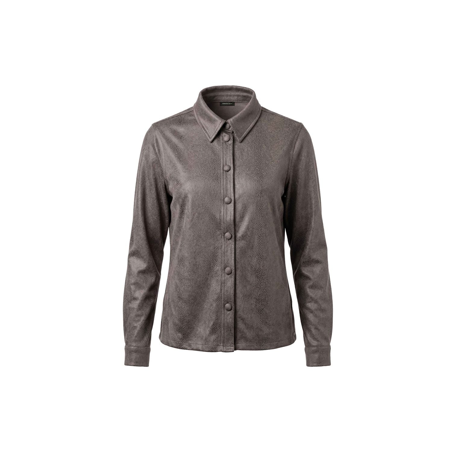 Blouse fake leather