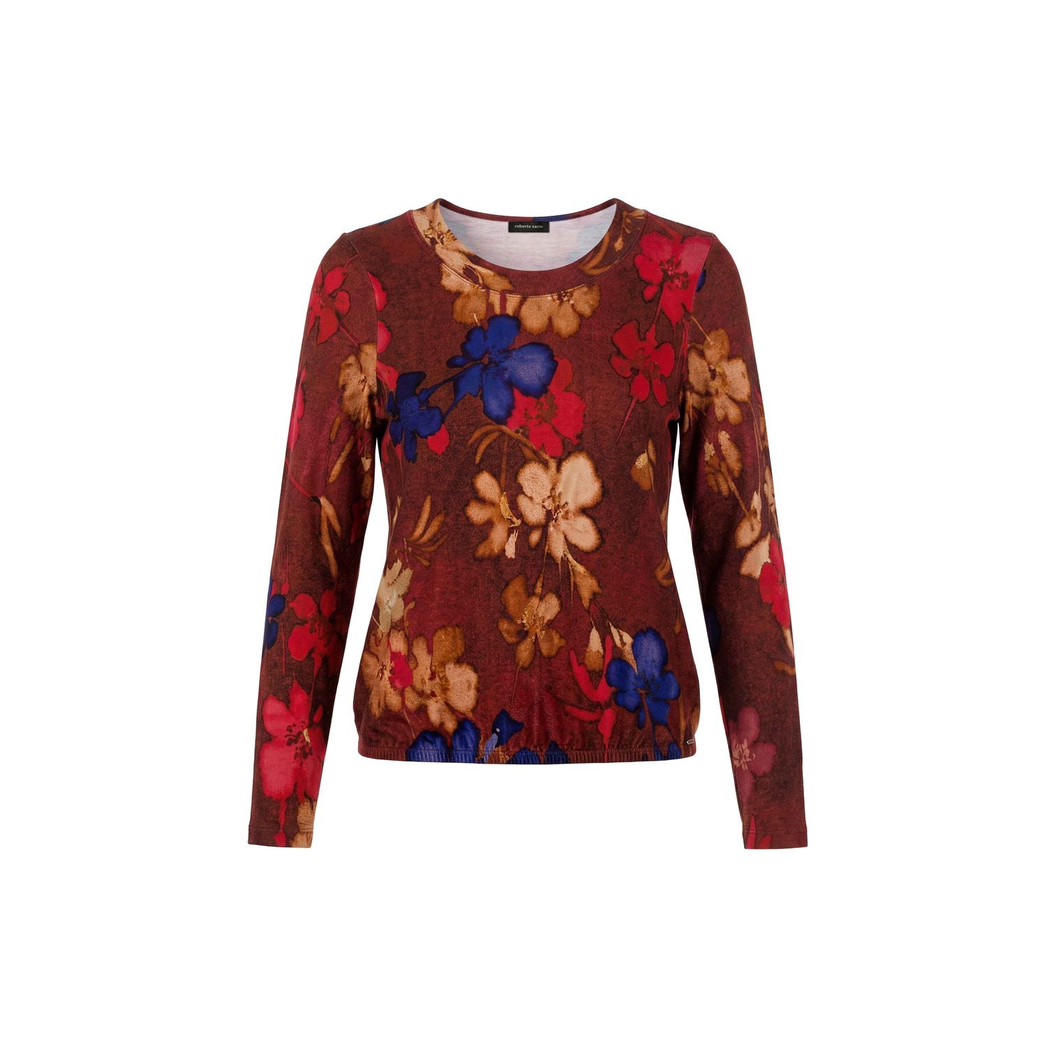 Blouson print ronde hals