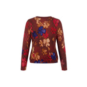 Blouson print ronde hals