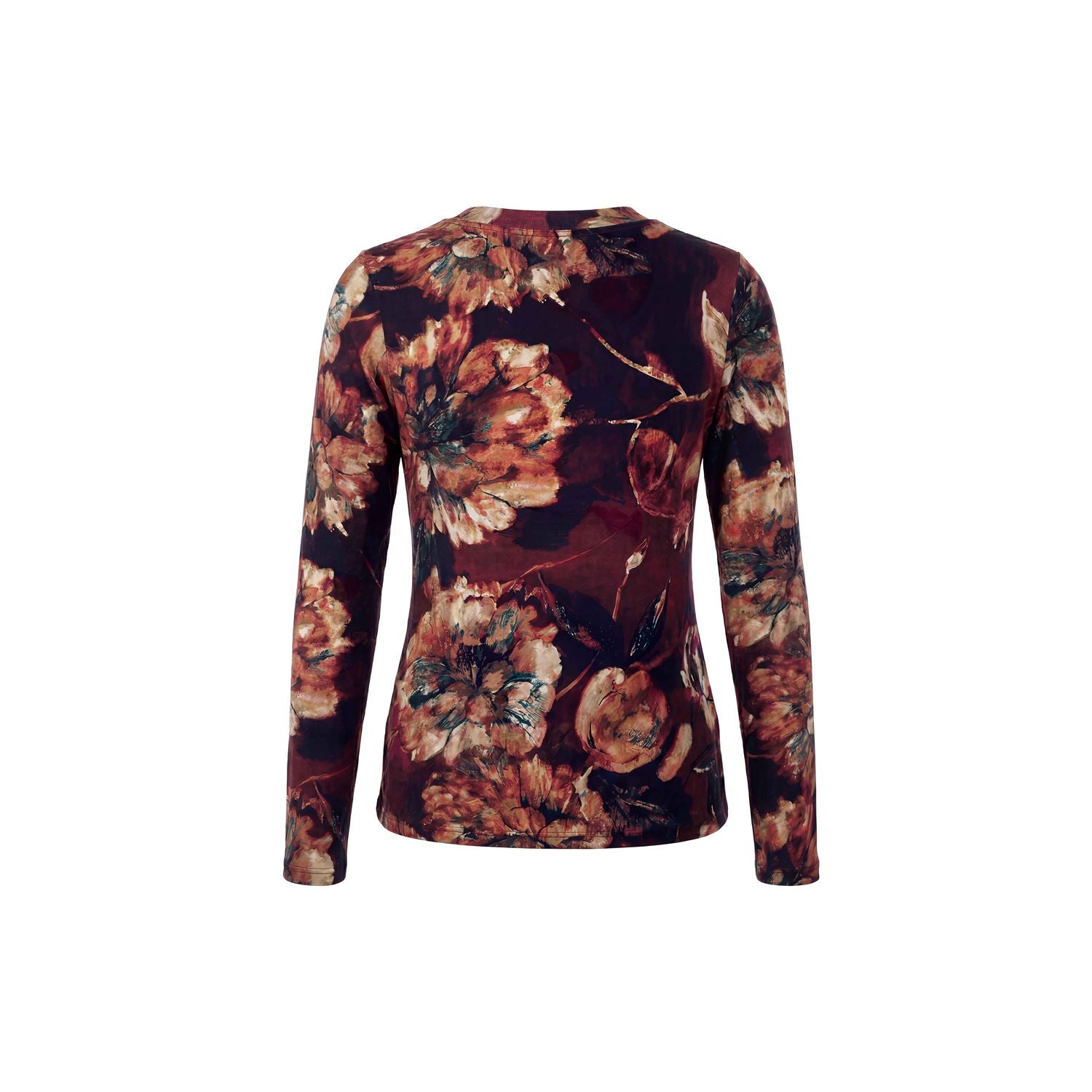 Blouson print ronde hals