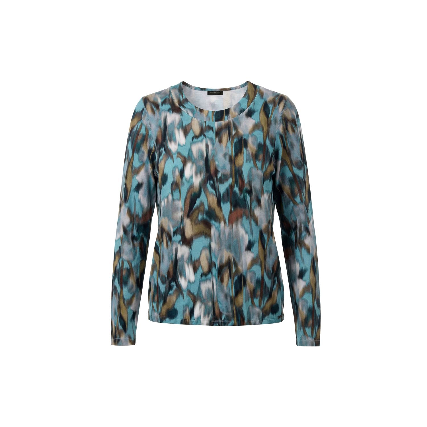 Blouson print ronde hals