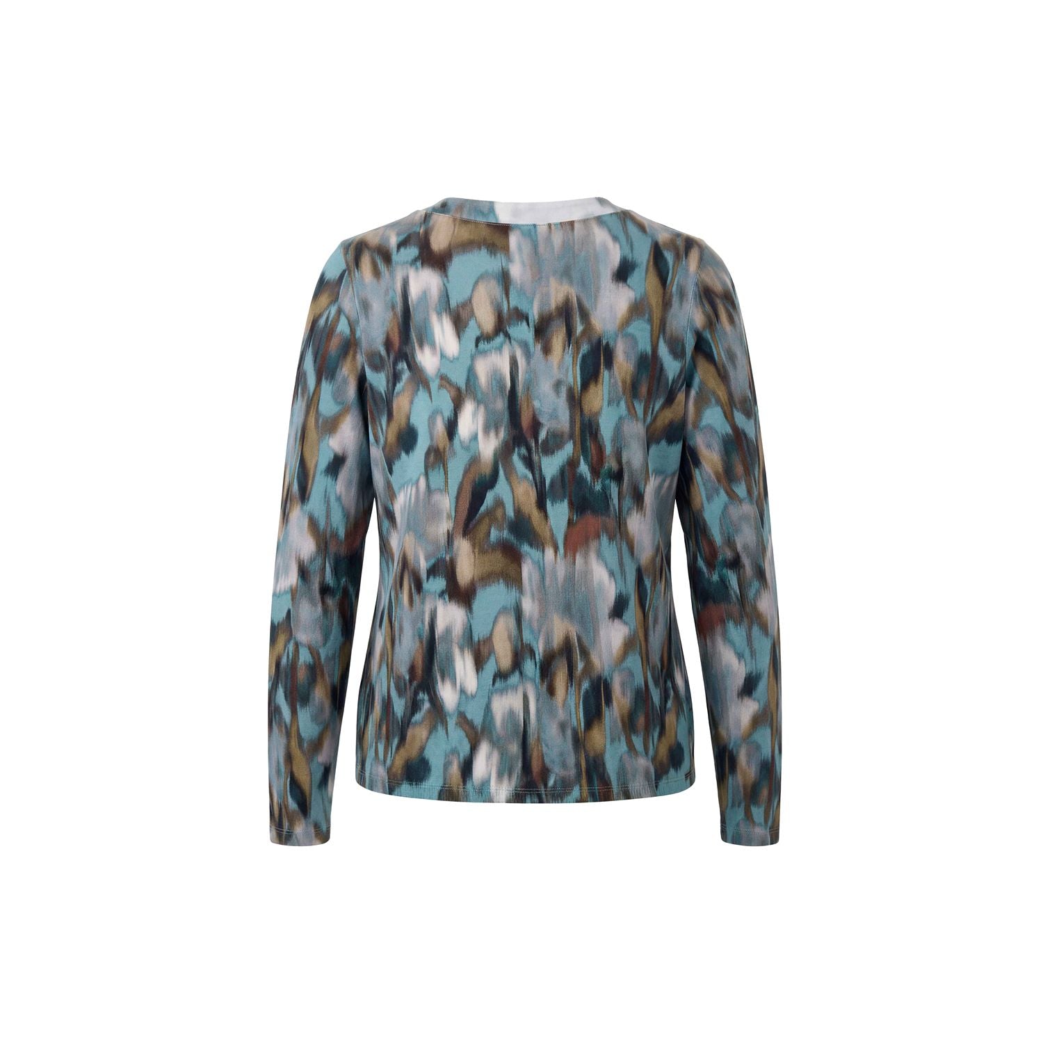 Blouson print ronde hals