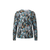 Blouson print ronde hals