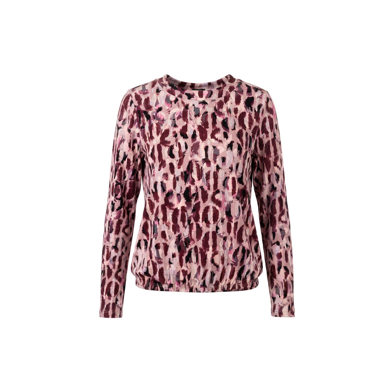 Blouson print ronde hals
