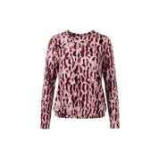 Blouson print ronde hals