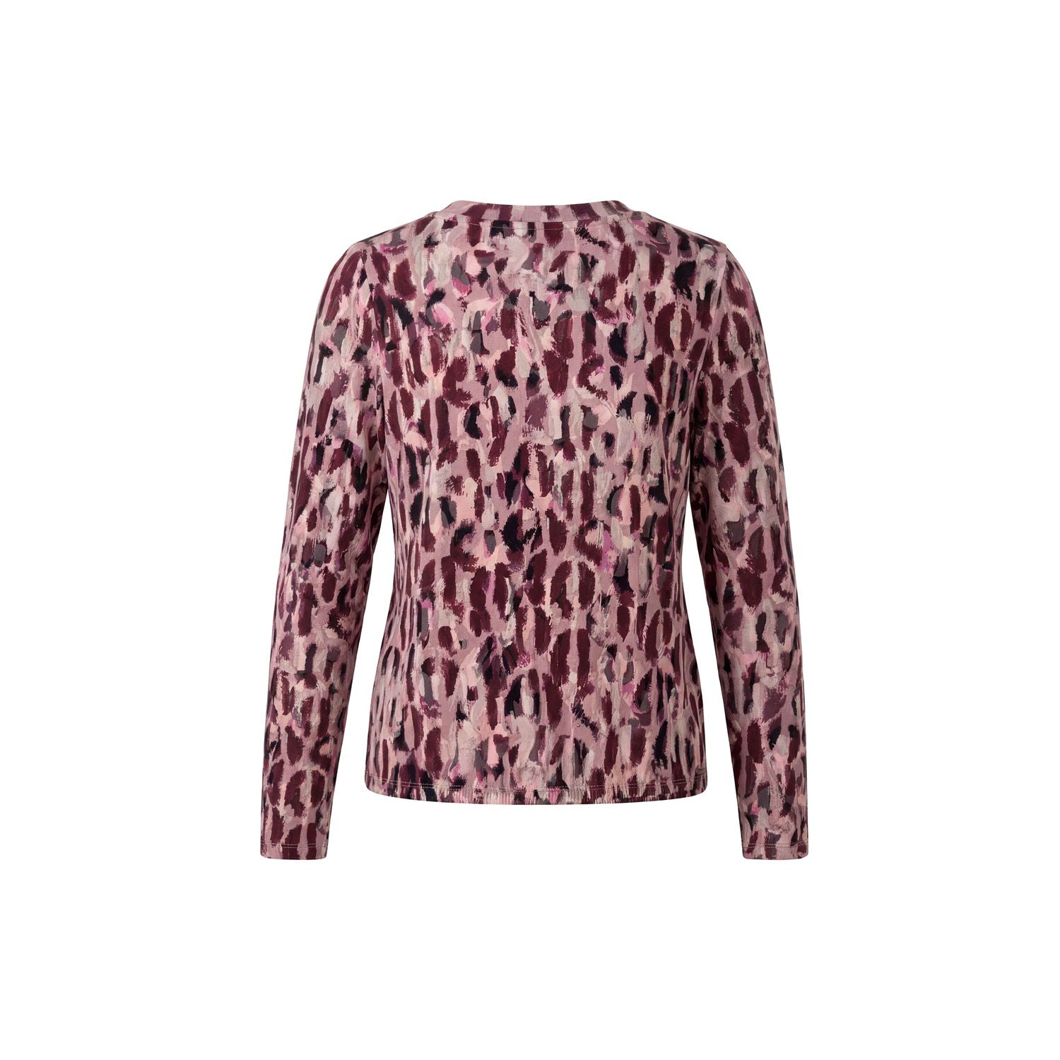 Blouson print ronde hals