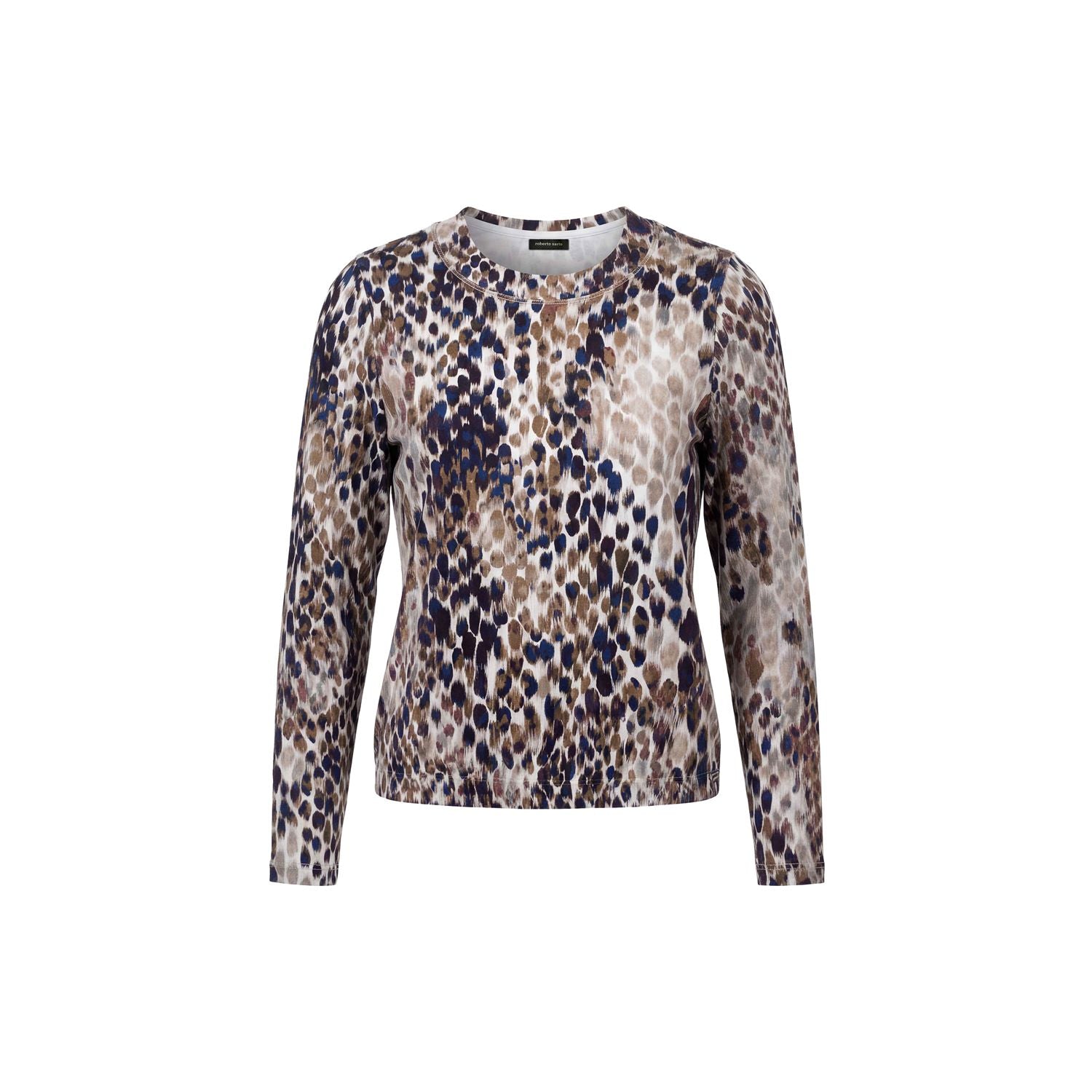 Blouson print ronde hals