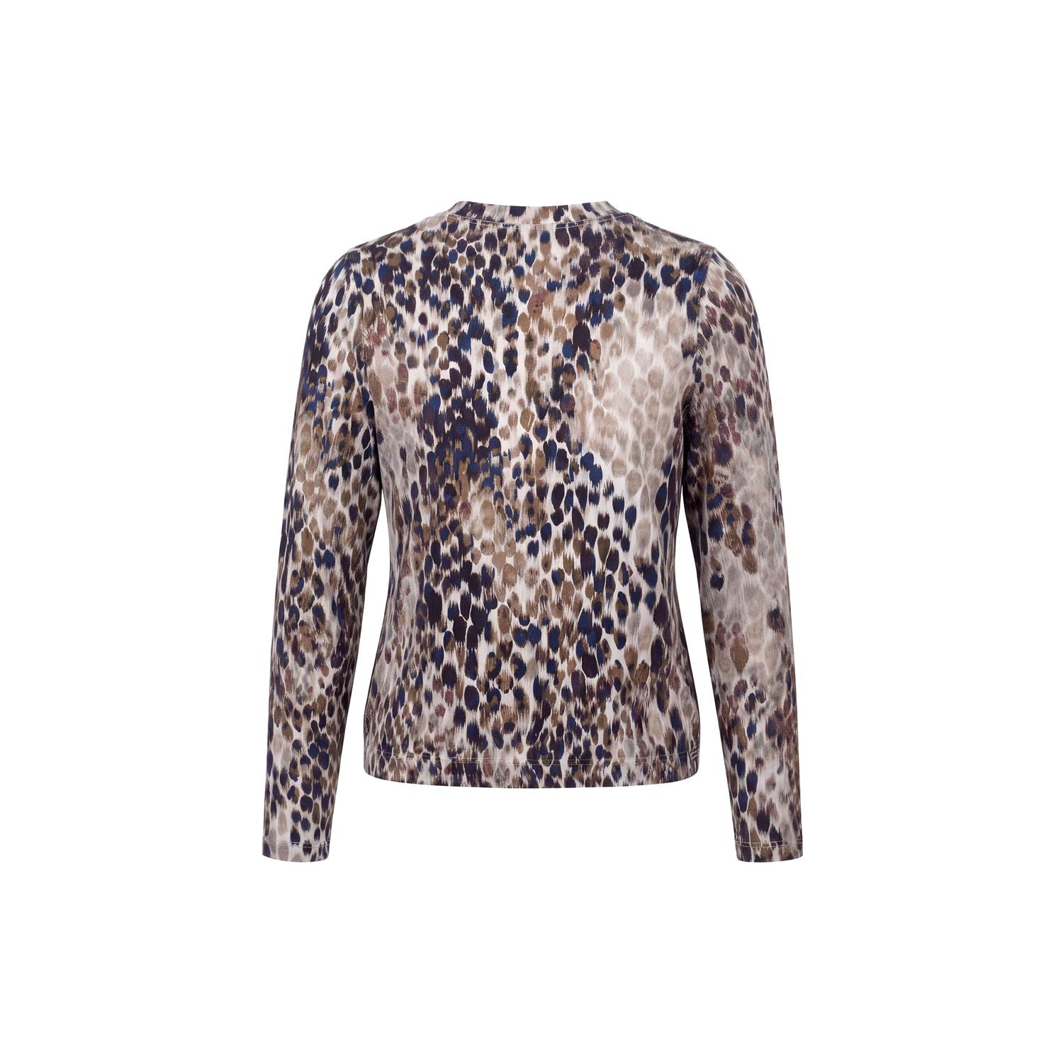 Blouson print ronde hals