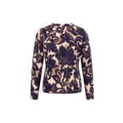 Blouson print ronde hals