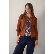 Blouson print ronde hals