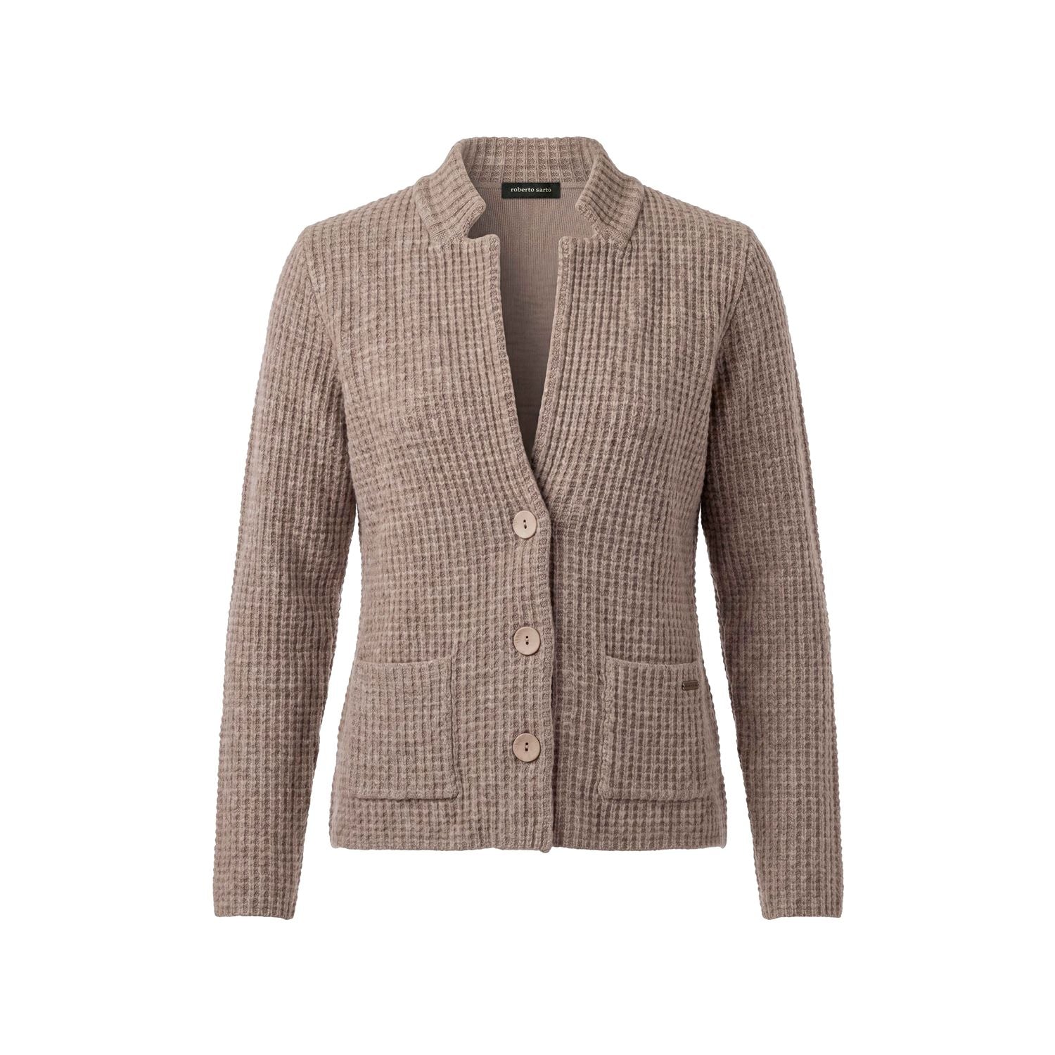 Vest ronde hals opstaand