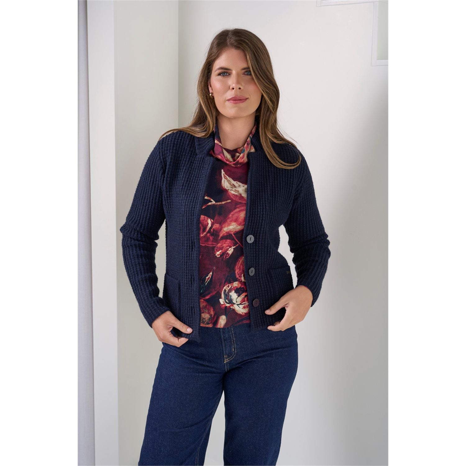 Vest ronde hals opstaand