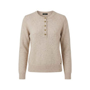 Trui ronde hals met knoopjes