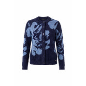 Vest ronde hals jacquard