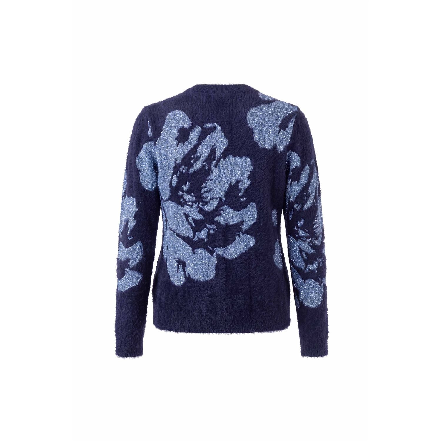 Vest ronde hals jacquard