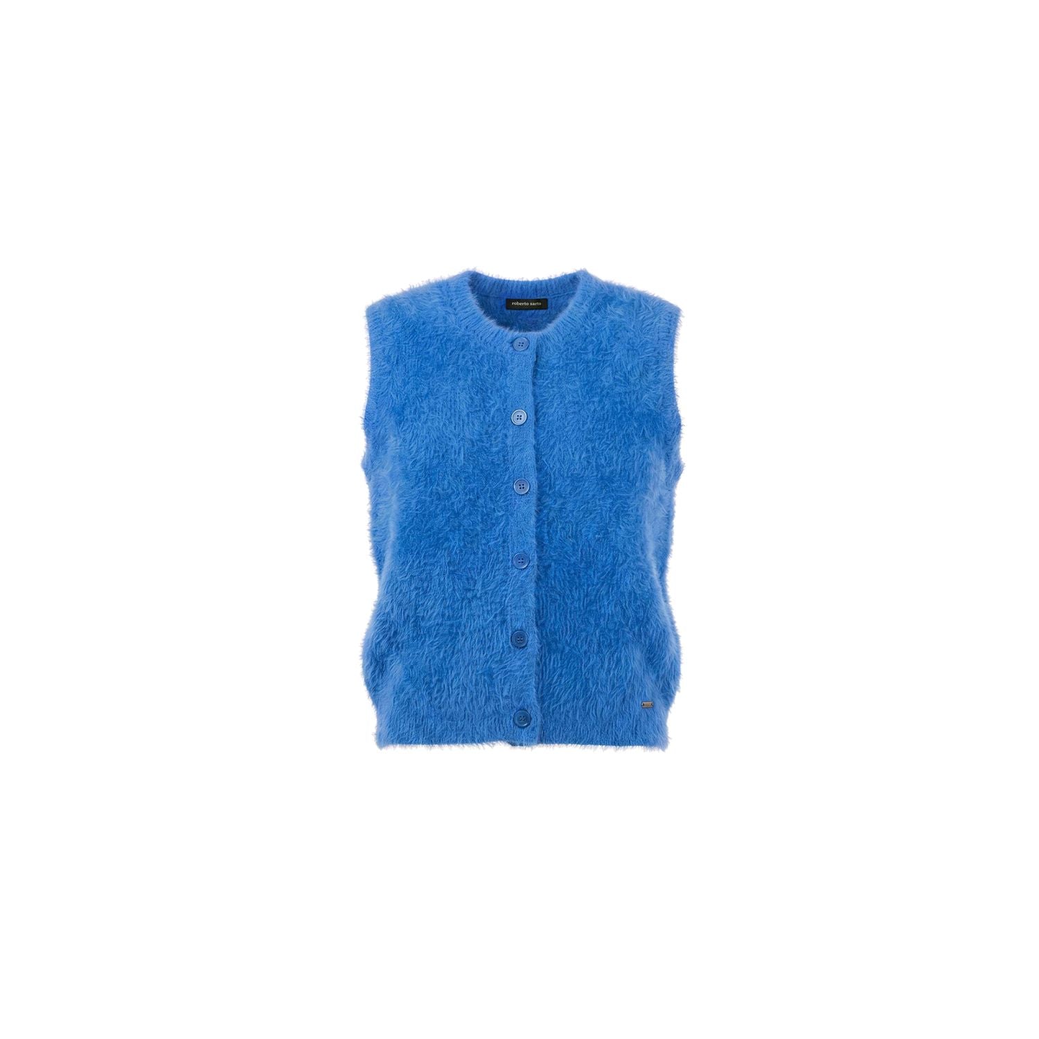 Vest ronde hals mouwloos