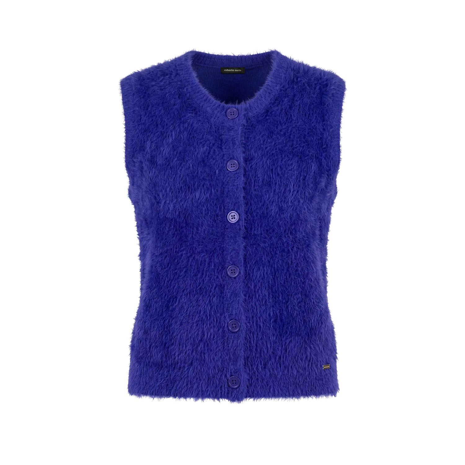 Vest ronde hals mouwloos