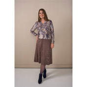 Rok fake leather