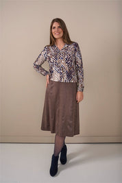 Rok fake leather