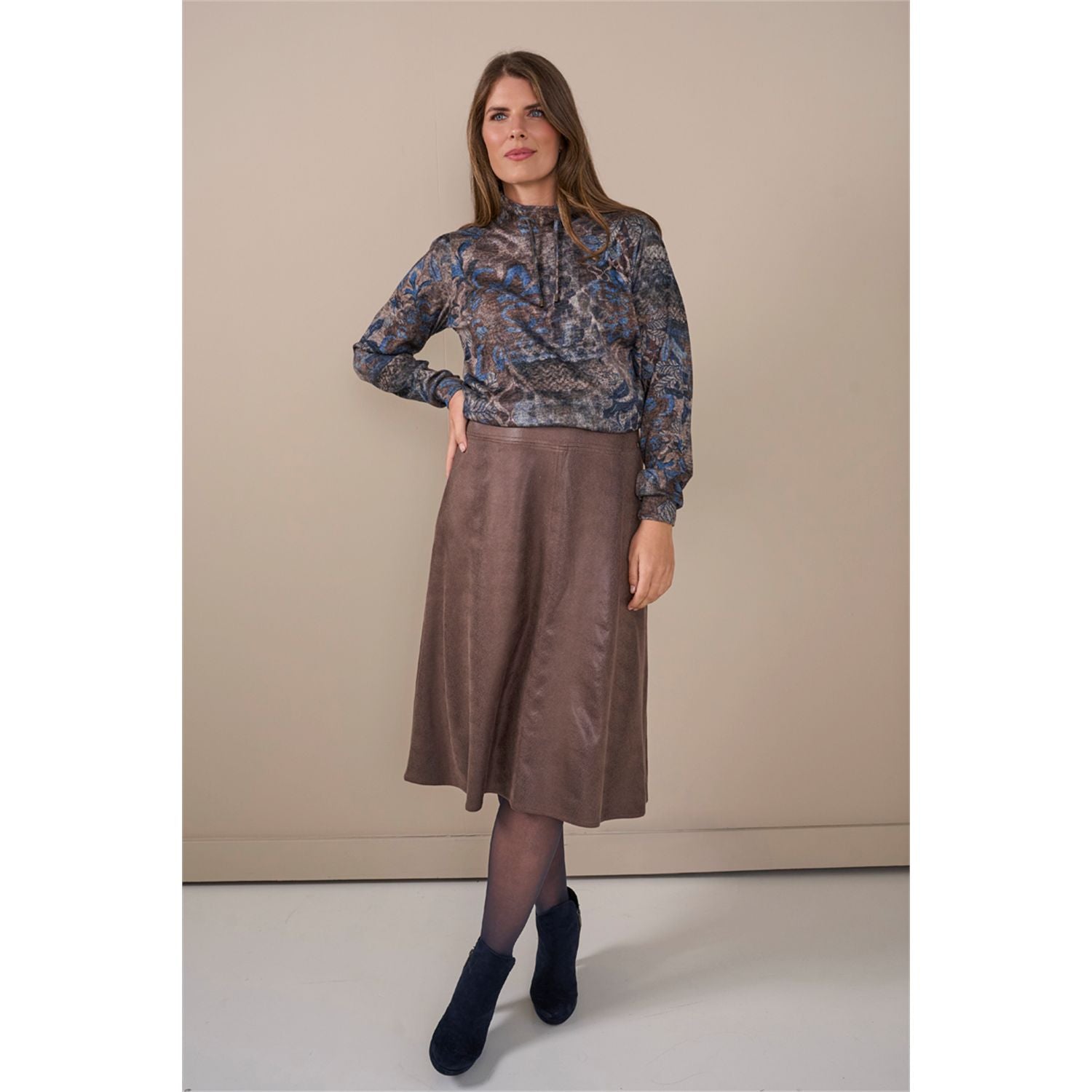Rok fake leather