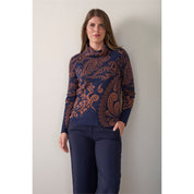 Pullover jacquard kol